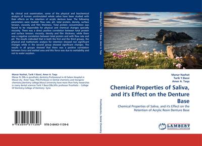 Chemical Properties of Saliva, and it’’s Effect on the Denture Base