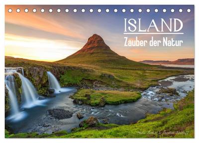 ISLAND - Zauber der Natur (Tischkalender 2024 DIN A5 quer), CALVENDO Monatskalender