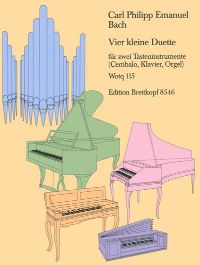 4 kleine Duette WQ115für 2 Klaviere zu 4 Händen
