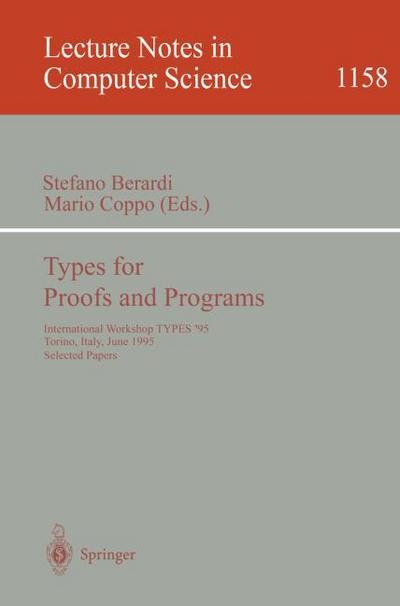 Types for Proofs and Programs