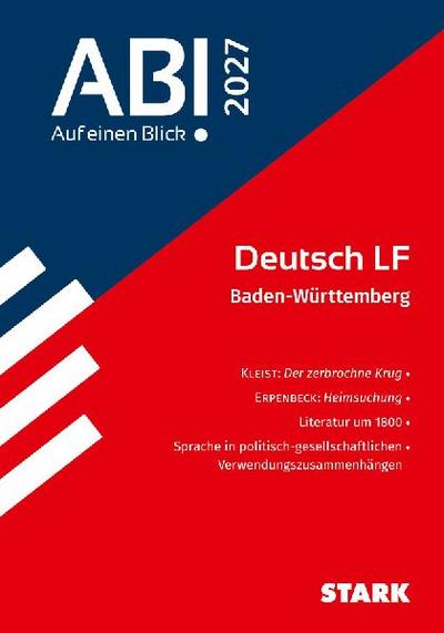 STARK Deutsch - Abi - Auf einen Blick! 2027 BW