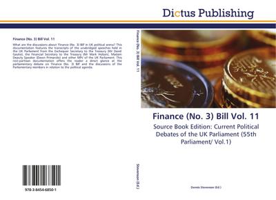 Finance (No. 3) Bill Vol. 11
