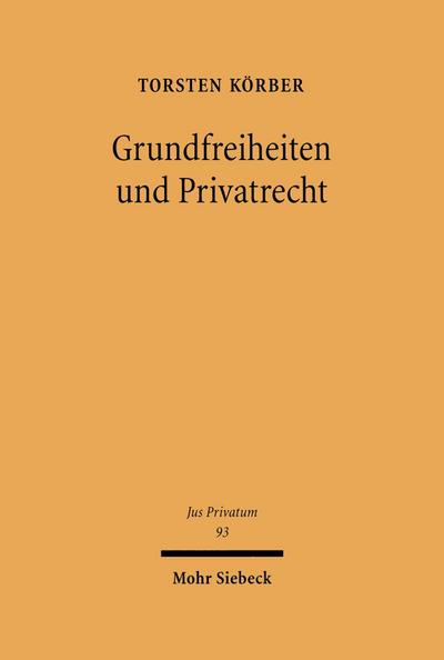 Grundfreiheiten und Privatrecht