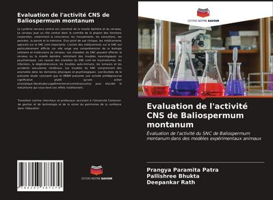 Evaluation de l’activité CNS de Baliospermum montanum