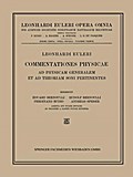 Commentationes Physicae Ad Physicam Generalem et ad Theoriam Soni Pertinentes