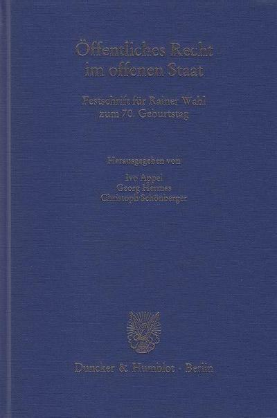 Öffentliches Recht im offenen Staat.