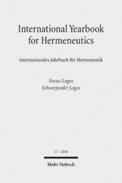 International Yearbook for Hermeneutics/Internationales Jahrbuch für Hermeneutik