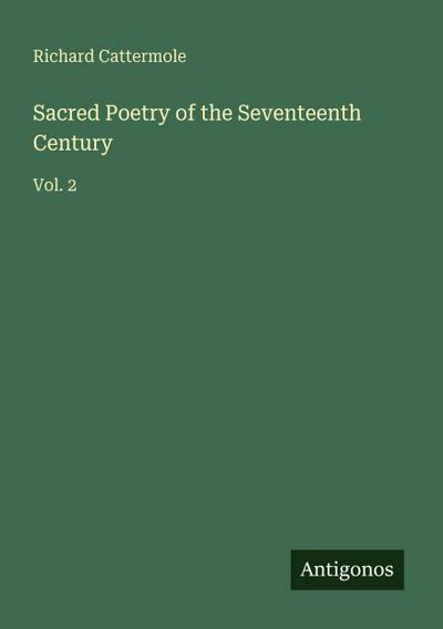 Sacred Poetry of the Seventeenth Century