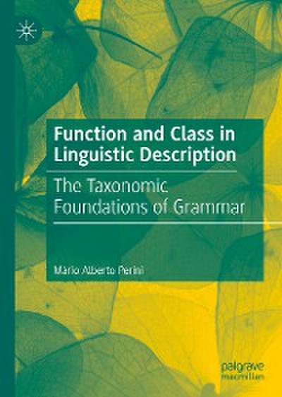 Function and Class in Linguistic Description