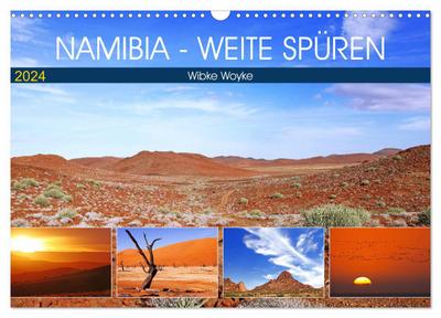 Namibia - Weite spüren (Wandkalender 2024 DIN A3 quer), CALVENDO Monatskalender
