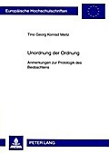 Unordnung der Ordnung