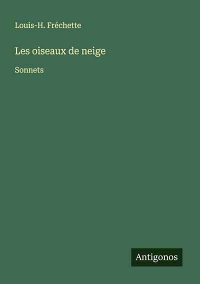 Les oiseaux de neige