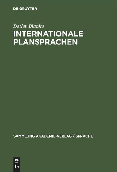 Internationale Plansprachen