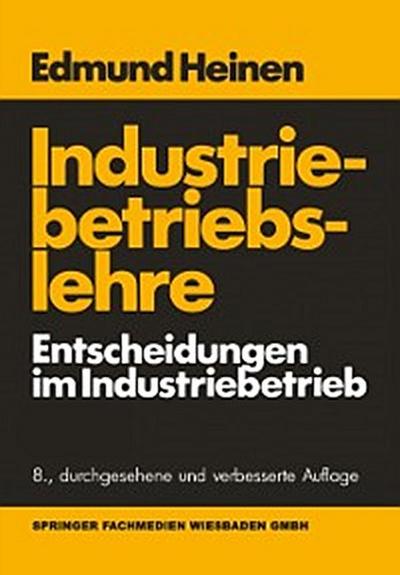 Industriebetriebslehre