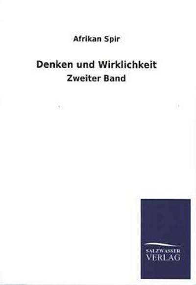 Denken und Wirklichkeit