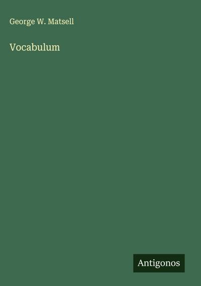 Vocabulum