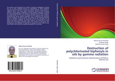 Destruction of polychlorinated biphenyls in oils by gamma radiation