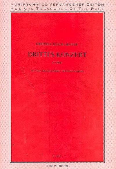 Konzert C-Dur Nr.3für Flöte, Streichorchester und Cembalo