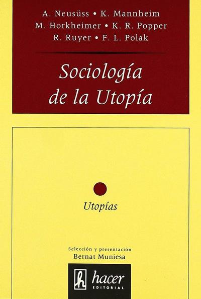 Sociología de la utopía