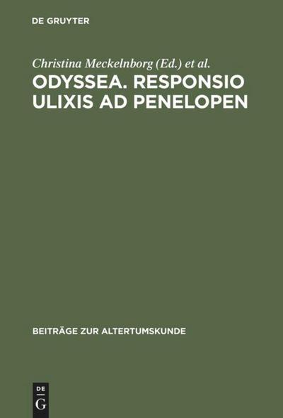 Odyssea. Responsio Ulixis ad Penelopen