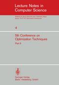 Fifth Conference on Optimization Techniques. Rome 1973