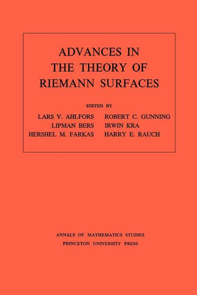 Advances in the Theory of Riemann Surfaces