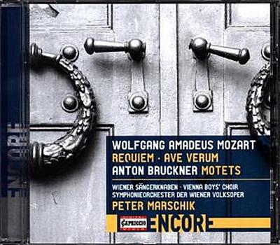 Mozart: Requiem / Bruckner: Motetten, 1 Audio-CD