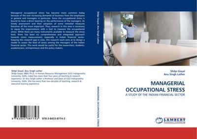 MANAGERIAL OCCUPATIONAL STRESS