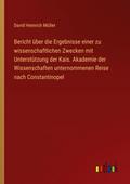 Bericht über die Ergebnisse einer zu wissenschaftl