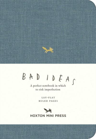 A Notebook for Bad Ideas (Small / Blue / Lined)