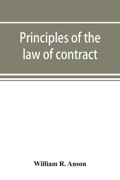 Principles of the law of contract