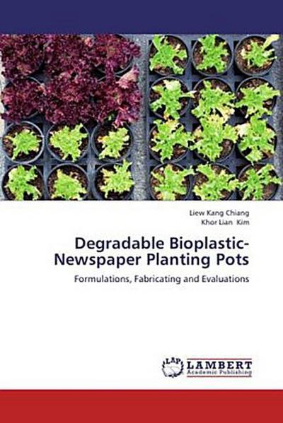 Degradable Bioplastic-Newspaper Planting Pots