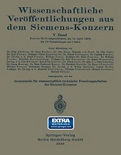 Wissenschaftliche Veröffentlichungen aus dem Siemens-Konzern