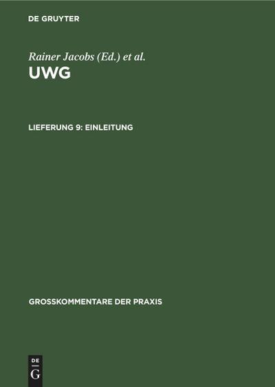 Einleitung