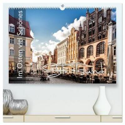 Im Osten viel Schönes - Stralsund (hochwertiger Premium Wandkalender 2026 DIN A2 quer), Kunstdruck in Hochglanz