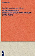 Briefe an Erich von Kahler (1940-1951)