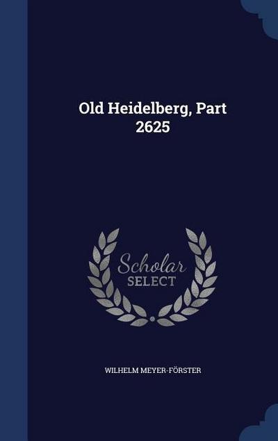 Old Heidelberg, Part 2625