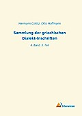Sammlung der griechischen Dialekt-Inschriften