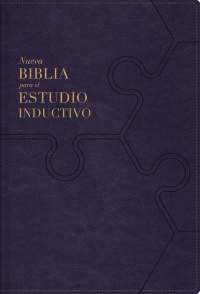 Nbla, Nueva Biblia Para El Estudio Inductivo, Leathersoft, Interior a DOS Colores, Morado, Comfort Print