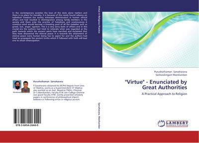 "Virtue" - Enunciated by Great Authorities