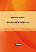 Risikomanagement: Bedeutung und Umgang mit erfolgsgefährdenden Faktoren zum Zeitpunkt der Projektziele-Definition