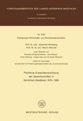 Politische Erwachsenenbildung der Gewerkschaften in Nordrhein-Westfalen 1976 - 1980
