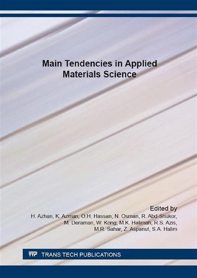 Main Tendencies in Applied Materials Science