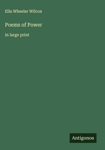 Poems of Power