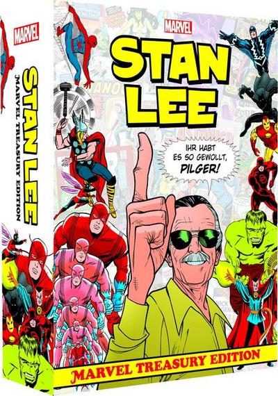 Stan Lee: Marvel Treasury Edition: (Hardcover-Überformat im Schuber und bedruckten Umkarton)
