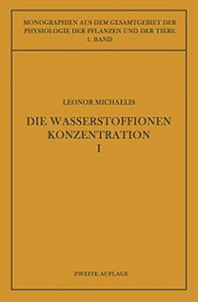 Die Wasserstoffionenkonzentration