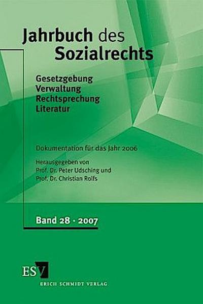 Jahrbuch des Sozialrechts -  - Dokumentation für das Jahr 2006