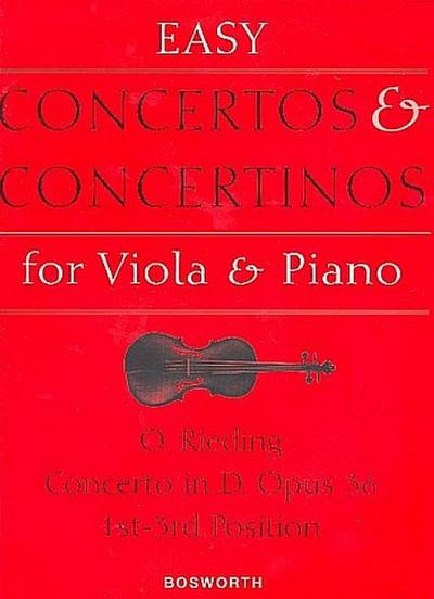 Concerto D-Dur op.36für Viola (1.-3. Position) und Klavier