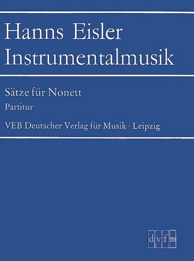 Instrumentalmusik Sätzefür Nonett