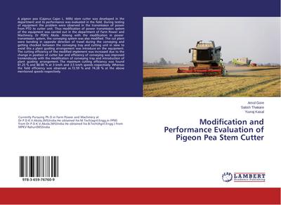 Modification and Performance Evaluation of Pigeon Pea Stem Cutter